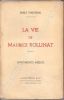 La vie de Marcel Rollinat. Documents inédits. . VINCHON (Emile).