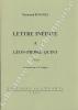 Lettre inédite à Léon-Pierre Quint (1924) présentée par J.-P. Goujon.. ROUSSEL (Raymond).