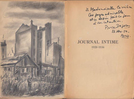 Journal intime. (1928-1936). . DABIT (Eugène).