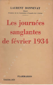 Les journées sanglantes de février 1934. 
