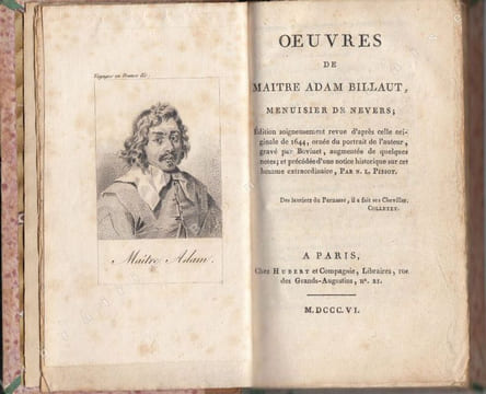 Oeuvres de Maître Adam Billaut, Menuisier de Nevers. . BILLAUT (Maître Adam).