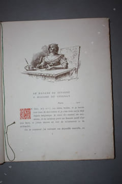Lettres inédites de Madame de Sévigné. Recueillies par Judith Gautier et illustrées par Madeleine Lemaire.. GAUTIER (Judith).