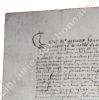 Extrait des registres du Siège présidial d'Auvergne. sous la présidence de M. du Bourg. 1567.. [AUVERGNE - MANUSCRIT - François de LA GUESLE].