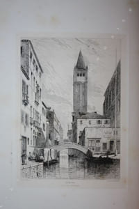 Amsterdam et Venise. Ouvrage enrichi de 7 eaux-fortes par MM. Léopold Flameng et Gaucherel et de cent vingt-quatre gravures sur bois.