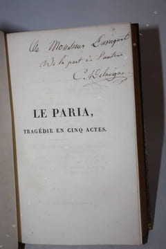 Attila tragédie en cinq actes. Paris, Bechet Ainé, 1822. Frontispice-79pp. Edition originale. Oreste tragédie en cinq actes. Paris, Pillet Ainé, 1821. ...