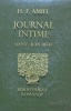 JOURNAL INTIME 
(Janvier-juin 1854). Henri-Frédéric Amiel