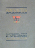 Matériel pour distillerie Savalle Lepage Urbain & Cie. . 