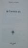 Mémorial. Marcel Raymond