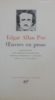 œuvres en proses . Edgar Allan Poe