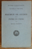 Maurice de Guérin et le poème en prose.
. Bernard d'Harcourt
