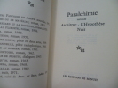 Paralchimie suivi de Architruc - L'hypotèse - Nuit.. Robert Pinget