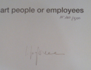 Art people or employees.
. Susan Strassmann : 