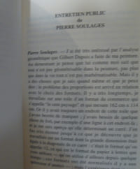 Une œuvre de Pierre Soulages.