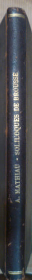 Soliloques de la brousse