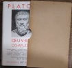 œuvres Complètes - Tome 1 (Le petit Hippias Le grand Hippias Ion Protagoras Apologie de Socrate Criton Alcibiade Le banquet La république). Platon