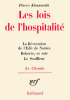 Les Lois de l'hospitalité. Pierre Klossowski