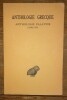 ANTHOLOGIE GRECQUE - Anthologie Palatine (Livre VIII). 