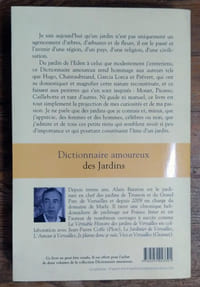 Dictionnaire amoureux des jardins