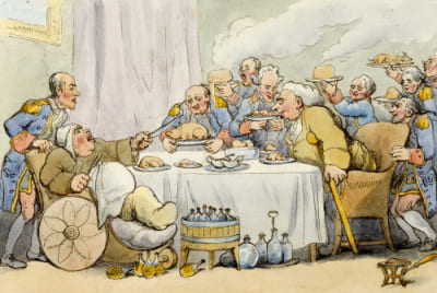 Comforts of Bath. Thomas Rowlandson
