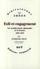 Exil et engagement
Les intellectuels allemands et la France, 1930-1940. Albrecht Betz