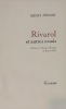 Rivarol
et autres essais. Ernst Jünger