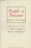 Peuple et pouvoirs
Essais de lexicologie politique.  Michel Glatigny, Jacques Guilhaumou (textes présentés et réunis par)