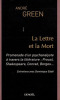 La Lettre et la Mort. André Green