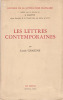 Les Lettres Contemporaines. Chaigne, Louis