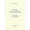 Études mistraliennes. estudi mistralen et autres recherches psychocritiques. . Mauron Charles