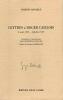 Lettres à Roger Caillois: 4 Août 1935-4 février 1959. Georges Bataille