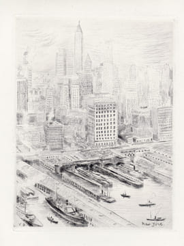 De Londres à Venise par New-York. 18 eaux-fortes originales de Valdo Barbey.. Farrère, Claude - Valdo-Barbey, Louis (ill.)