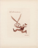 Suite d'illustrations inédites de Jacques Touchet pour : Les Fols de Rabelais. Touchet, Jacques - [Rabelais, François]