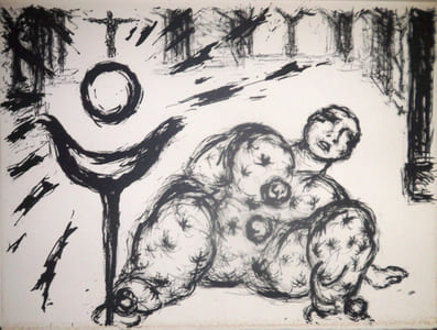 Le Clown égaré. Préface d'André Salmon. Lithographies originales par Armand Nakache
