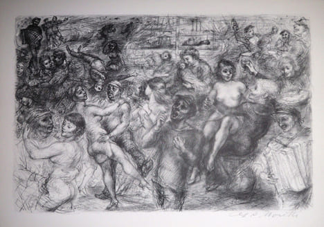 Chansons de Jacques Brel illustrées de vingt-trois lithographies originales par Lucien-Philippe Moretti et Daniel Sciora. Préface de Georges ...
