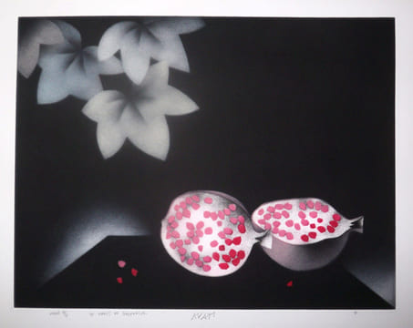 Le Fruit du grenadier, 1991 (gravure à la manière noire) . Avati, Mario
