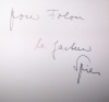 Max Ernst : écrits et oeuvre gravé [inscribed by Werner Spies to Jean-Michel Folon]. [Ernst, Max] - Spies, Werner (intr.) ; Konnertz, Wilfried