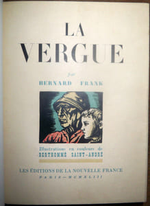 La Vergue, récit des long-courriers français. Illustrations en couleurs de Berthommé Saint-André.