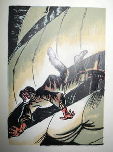 La Vergue, récit des long-courriers français. Illustrations en couleurs de Berthommé Saint-André.