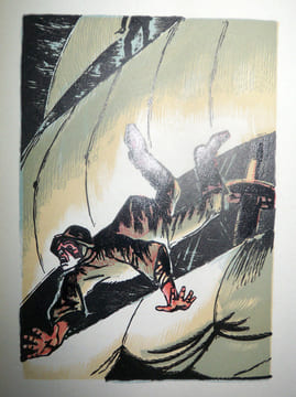 La Vergue, récit des long-courriers français. Illustrations en couleurs de Berthommé Saint-André.. Frank, Bernard - Berthommé Saint-André, Louis-André ...