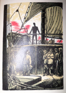 La Vergue, récit des long-courriers français. Illustrations en couleurs de Berthommé Saint-André.