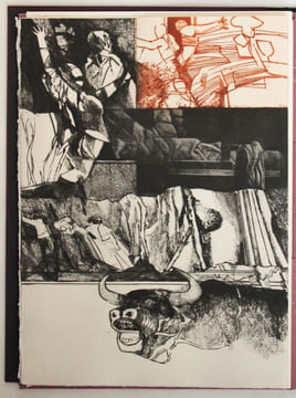 Chant funèbre pour Ignacio Sánchez Mejías / Llanto por Ignacio Sánchez Mejías. [Illustré de gravures à l'eau-forte, à l'aquatinte et à la manière ...