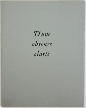 D'une obscure clarté. Illustration de Bertholle.. Lescure, Jean - Bertholle, Jean (ill.)