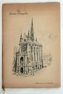 La Sainte-Chapelle du Palais. Texte de G. Renard, illustrations de A. Robida.
