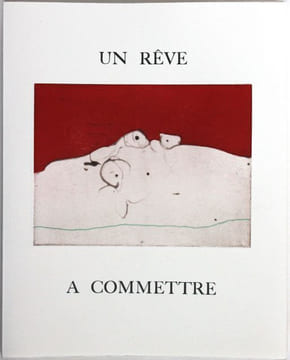 Un rêve à commettre. Onze eaux-fortes originales de Labarthe.. Waldberg, Patrick - Larbarthe, Philippe [dit Ylipe] (ill.)