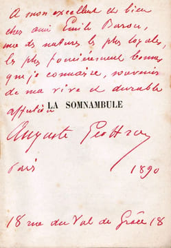 La Somnambule, roman d'actualité. Geoffroy, Auguste