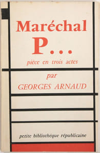 Maréchal P..., pièce en trois actes