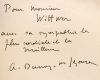 L'Education sentimentale. Illustrations de André Dunoyer de Segonzac. Edition du centenaire. [Envoi autographe signé d'André Dunoyer de Segonzac]. ...