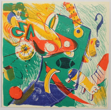 Royal Garden Blues. Lithographies de Bertholo, Klasen, Rancillac, Télémaque, Voss.. Lévêque, Jean-Jacques - Bertholo, René ; Klasen, Peter ; ...