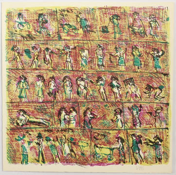 Royal Garden Blues. Lithographies de Bertholo, Klasen, Rancillac, Télémaque, Voss.. Lévêque, Jean-Jacques - Bertholo, René ; Klasen, Peter ; ...