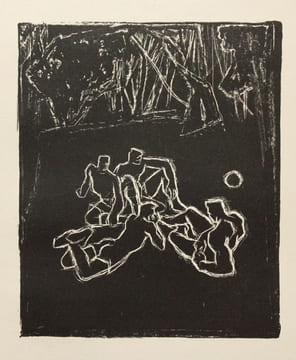 Le Paradis à l'ombre des épées, première olympique. Lithographies de Mac Avoy.. Montherlant, Henry de - Mac Avoy, Edouard (ill.)